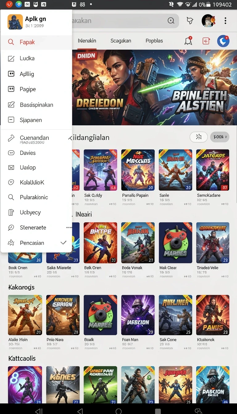 Tampilan utama aplikasi Cara Pasang mlbb di HP Android dengan Benar yang intuitif dan efisien.