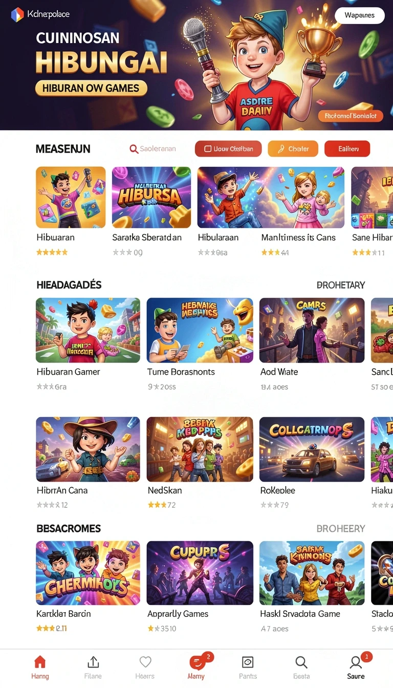 Tampilan utama aplikasi Aplikasi tkp188 Terbaru untuk Android dan iOS yang intuitif dan efisien.