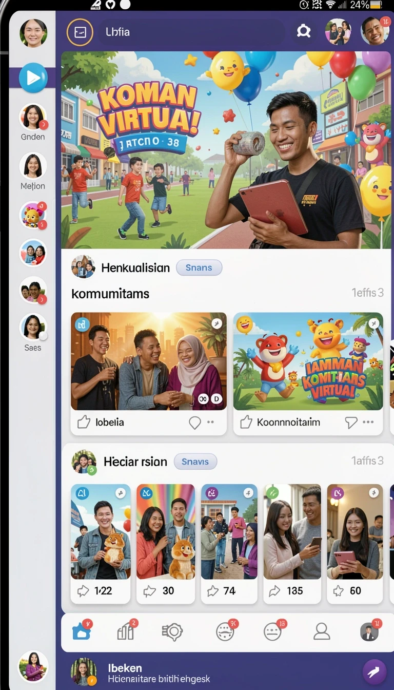 Tampilan utama aplikasi 987up APK Terbaru untuk Perangkat Android yang intuitif dan efisien.