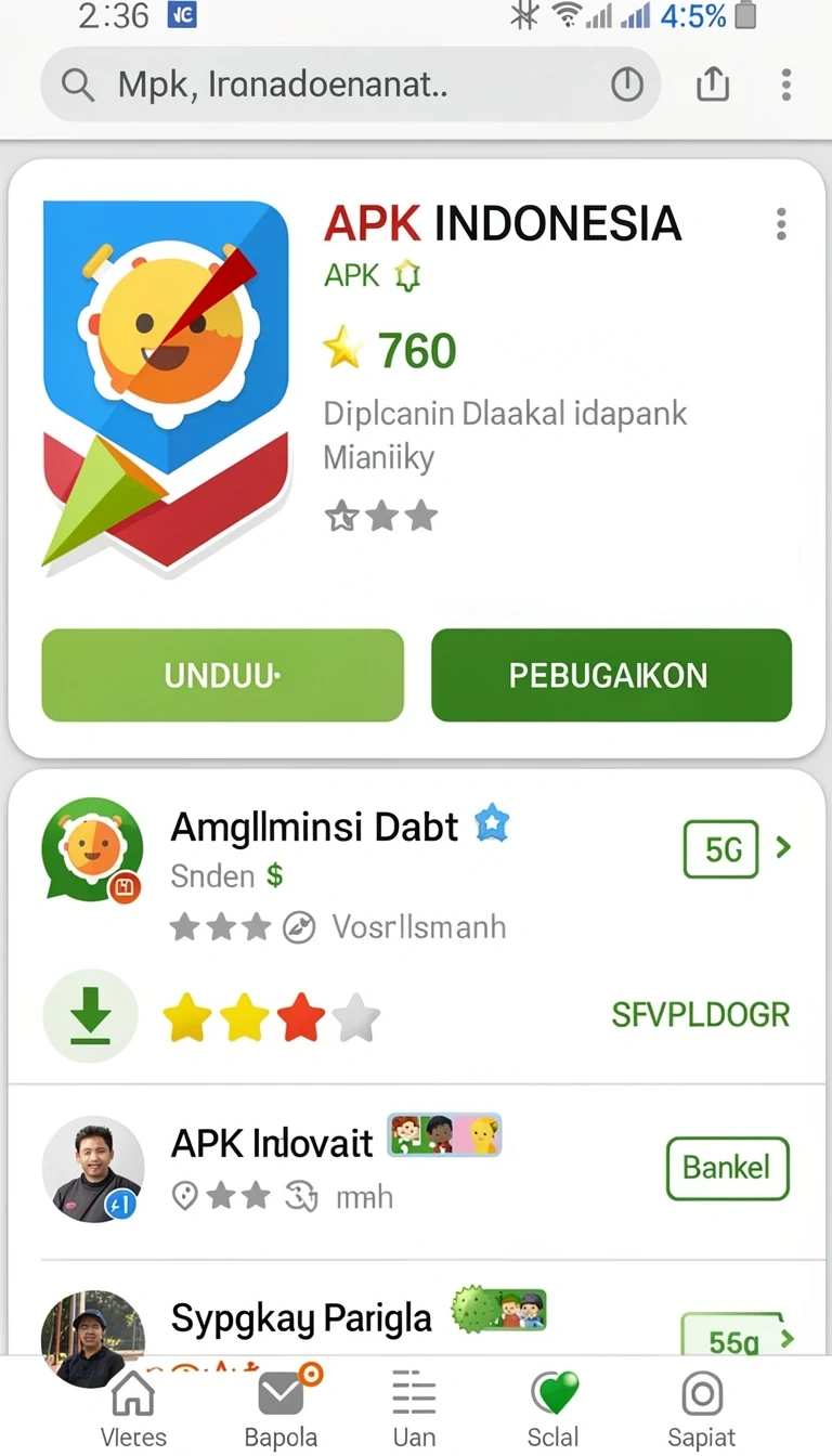 Tampilan utama aplikasi Panduan Instalasi Aplikasi tunas4d di Android yang intuitif dan efisien.
