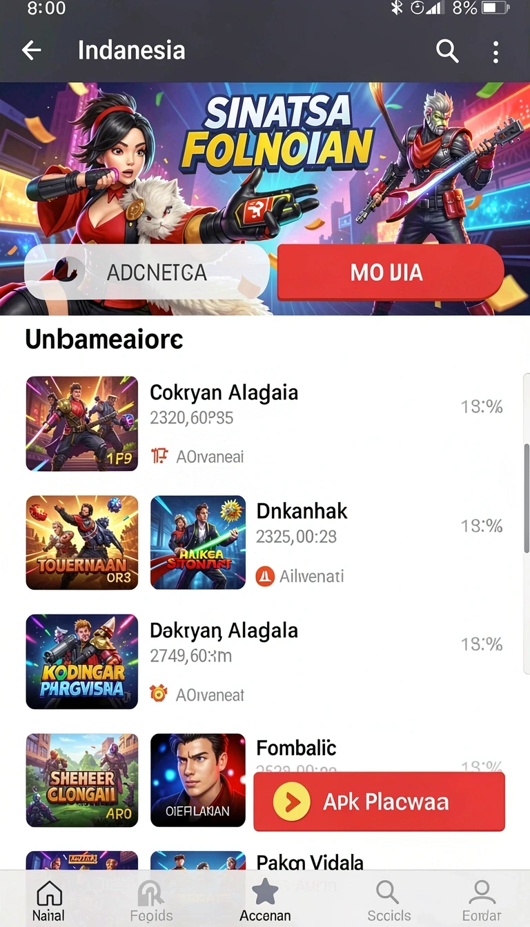 Tampilan utama aplikasi Cara Download sov777 APK dengan Mudah yang intuitif dan efisien.